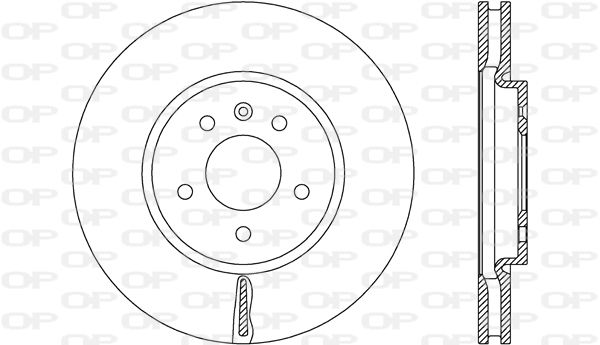 OPEN PARTS Тормозной диск BDR2668.20